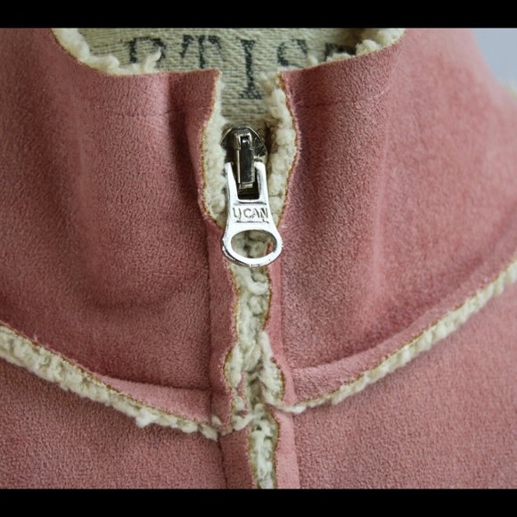 Anthropologie Pink Zippered Jacket By Velvet Long Sleeves - Picture 8 of 12